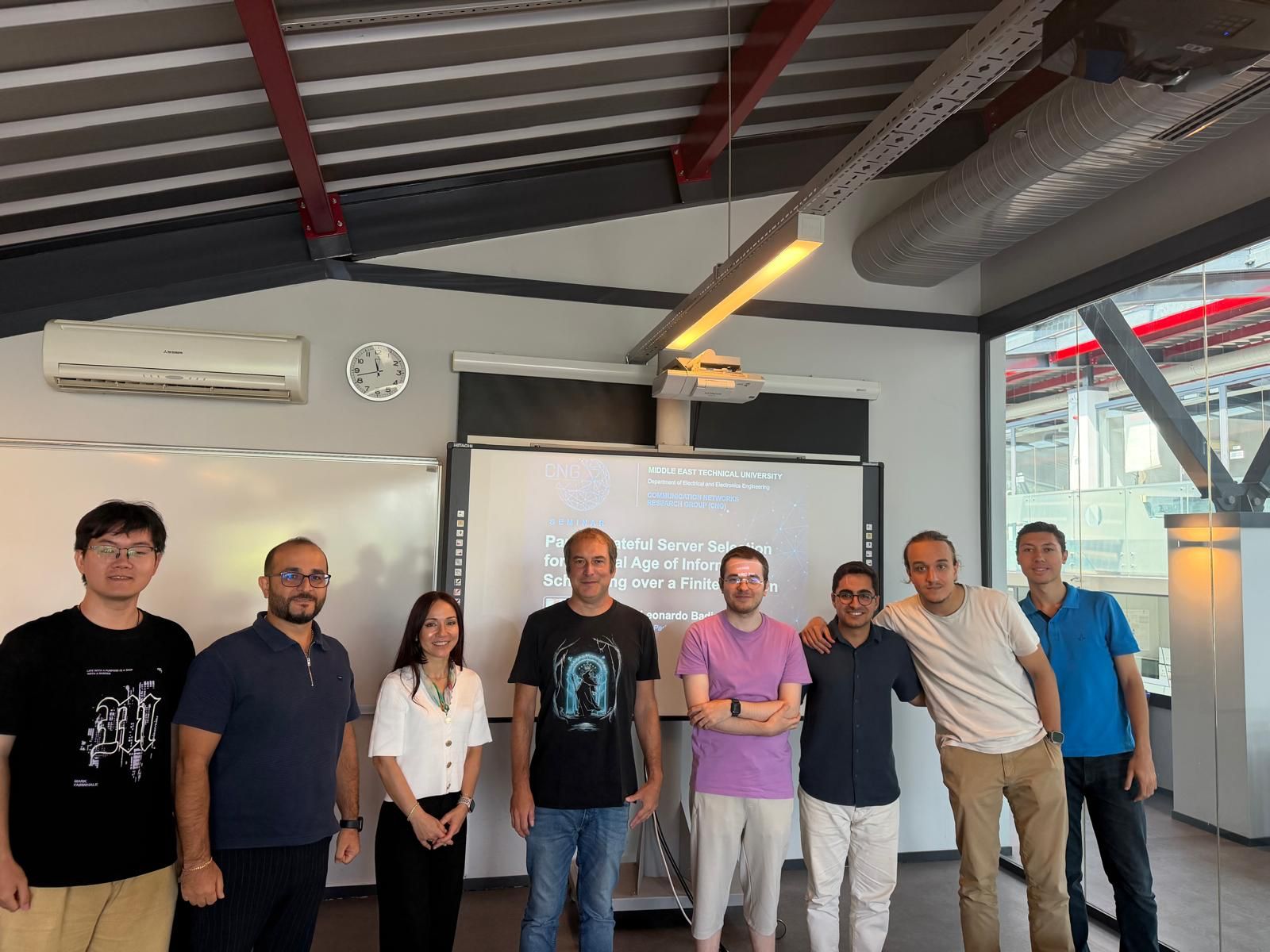 CNG Hosted Prof. Leonardo Badia for Seminar and Research Discussions